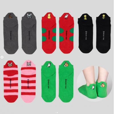 樋口裕子後腳跟刺繡踝襪(vip下單區請勿自行下單)