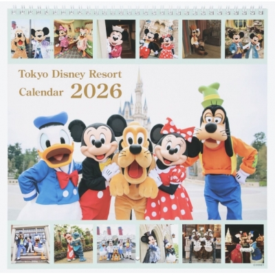迪士尼樂園2026年壁掛月曆-10月中出貨 預購