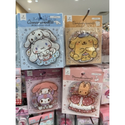 Can Do限定Sanrio聯名14x13cm3入造型夾鏈袋組(VIP下標限定請勿自行下單)
