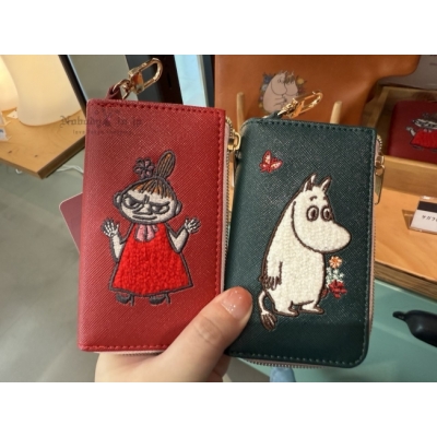 Moomin嚕嚕米合皮刺繡鑰匙包 特價(VIP下標限定請勿自行下單)