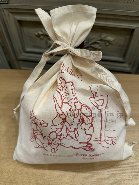 彼得兔咖啡廳限定布禮物袋 特價現貨 原價220