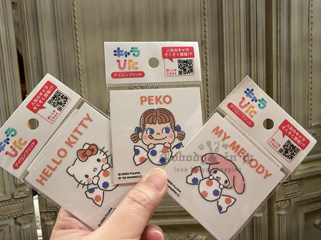 不二家Peko牛奶妹 x Sanrio聯名燙布貼 特價特價 原價135