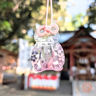 白鬚稻荷神社七福貓壓克力貓御守(VIP下標限定請勿自行下單)