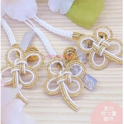 奈良吉野神宮金の四葉幸運草御守 (VIP下標限定請勿自行下單)