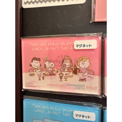 史努比茶屋限定方形壓克力磁鐵(VIP下標限定請勿自行下單)