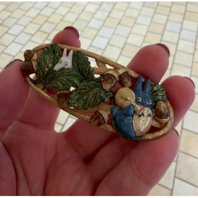 吉卜力宮崎駿 x Palnart Poc聯名龍橡果彈簧髮夾(VIP下標限定請勿自行下單)