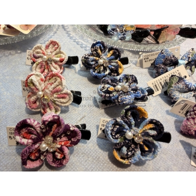 和風縮緬花布髮夾(VIP下標限定請勿自行下單)