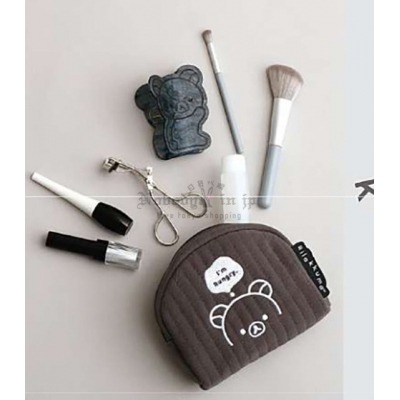 San-X懶熊黑白系列半圓形拉鍊包(VIP下標限定請勿自行下單)