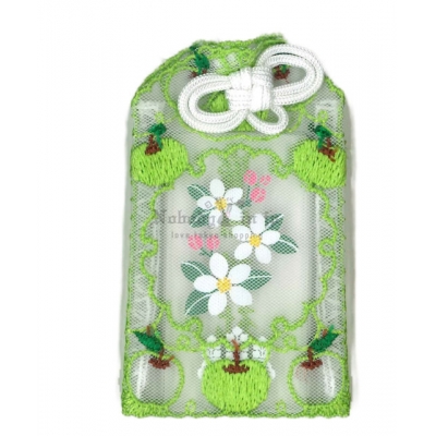 青森廣田神社心的健康蘋果刺繡御守(VIP下標限定請勿自行下單)