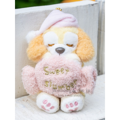 迪士尼樂園達菲與好朋友晚安系列坐姿絨毛吊飾(VIP下標限定請勿自行下單)