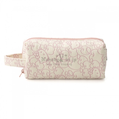 京都 Kitty 工坊單色提花織長方形立體拉鍊包(VIP下標限定請勿自行下單) 