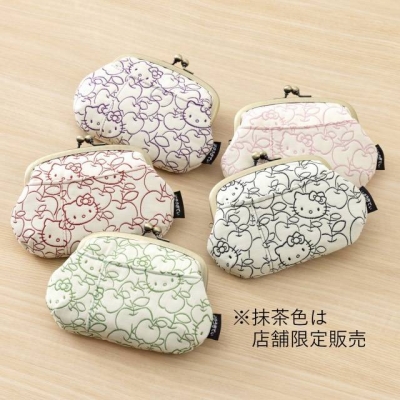 京都 Kitty 工坊單色提花織丸型親子卡片零錢包(VIP下標限定請勿自行下單)