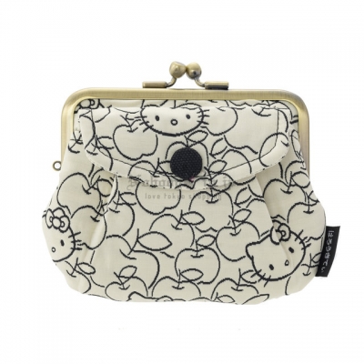 京都 Kitty 工坊單色提花織平口親子掀袋口金包(VIP下標限定請勿自行下單)