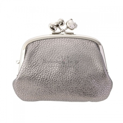 京都 Kitty 工坊日本製造型口金 4 吋牛皮親子零錢包(VIP下標限定請勿自行下單)