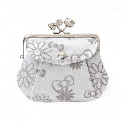 京都 Kitty 工坊造型口金閃光絲提花親子卡片零錢包(VIP下標限定請勿自行下單)