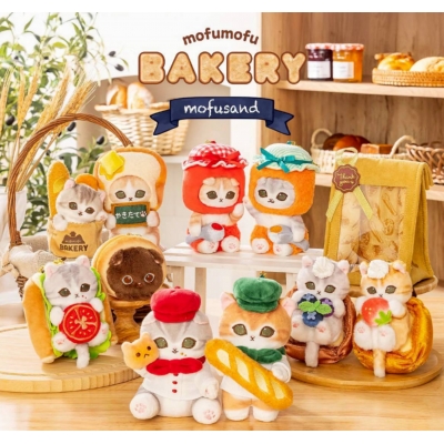 mofusand 貓福珊迪麵包店系列絨毛吊飾(VIP下標限定請勿自行下單)