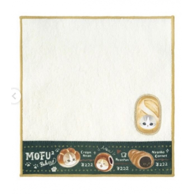 mofusand 貓福珊迪麵包店系列刺繡方巾(VIP下標限定請勿自行下單)