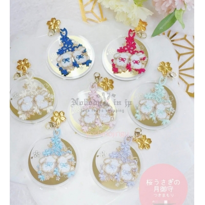 奈良吉野神宮刺繡櫻兔の月御守(VIP下標限定請勿自行下單)