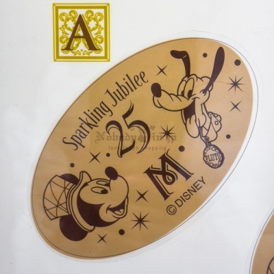 迪士尼樂園海洋 25 週年祝福藍系列壓製金幣