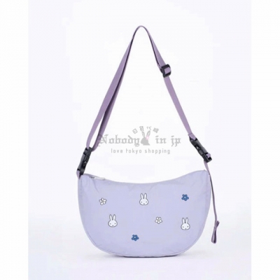 Miffy米菲兔SOLEIL刺繡輕便斜背包