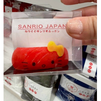 Sanrio 店面限定JAPAN系列元祖食品sample屋壽司髮夾