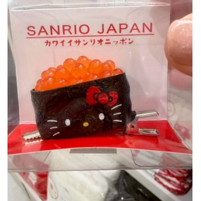 Sanrio 店面限定JAPAN系列元祖食品sample屋壽司髮夾