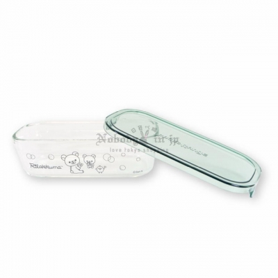 San-X懶熊可微波耐熱玻璃保存盒