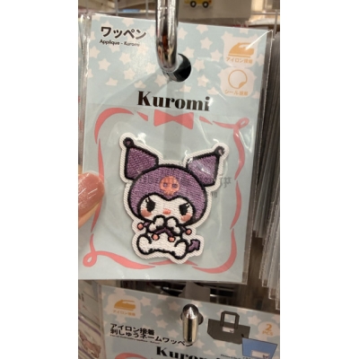 DAISO X Sanrio刺繡可直貼燙布貼