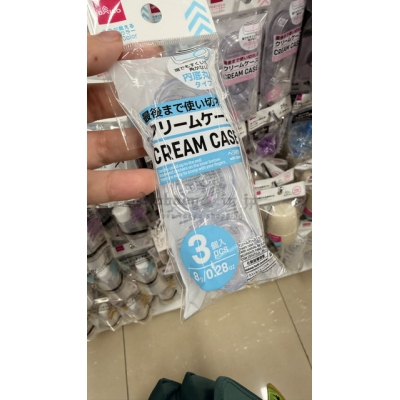 DAISO 內部丸底無死角膏狀分裝盒