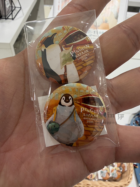 企鵝市集期間限定展2入別針組