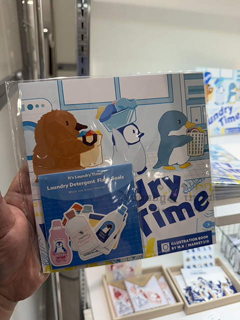 企鵝市集期間限定展附貼紙原創插畫誌組