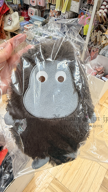 Moomin嚕嚕米扁平絨毛掛包 特價