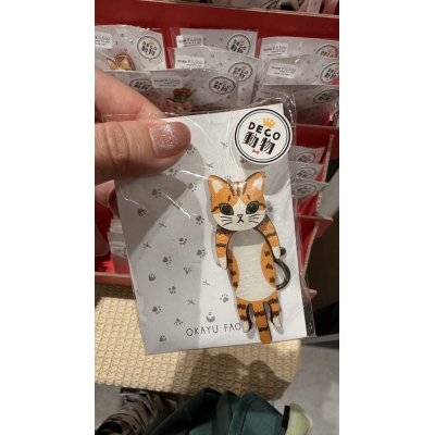 OKAYU FACTORY皮革貓咪組合吊飾