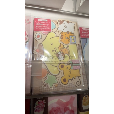 Sanrio多目的附貼紙造型卡片