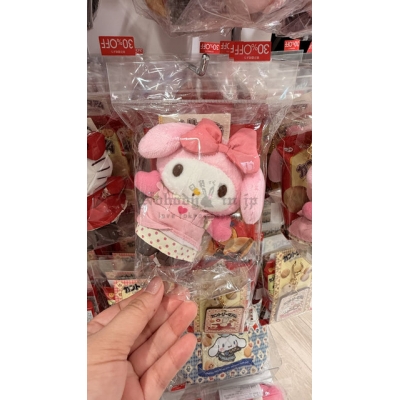 Sanrio x 不二家巧克力豆曲奇餅乾50g絨毛吊飾組