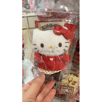 Sanrio x 不二家巧克力豆曲奇餅乾50g絨毛吊飾組