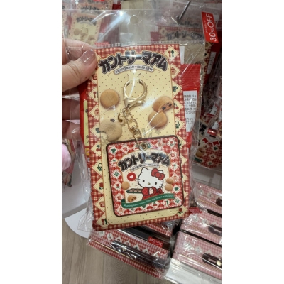 Sanriox不二家巧克力豆曲奇餅乾50g合皮吊飾組