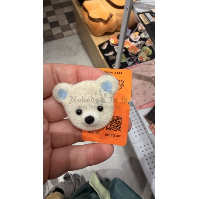 cacco羊毛氈作家造型別針
