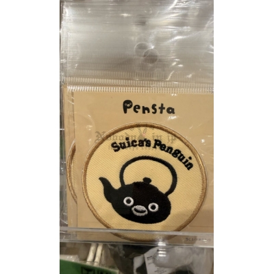 Suica企鵝圓形刺繡燙布貼