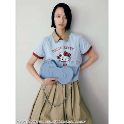 Sanrio house拼色圓領短袖上衣