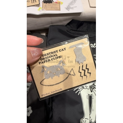 kidori貓咪2入造型書籤組