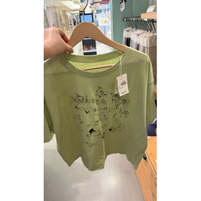 MOOMIN嚕嚕米有機棉短袖上衣