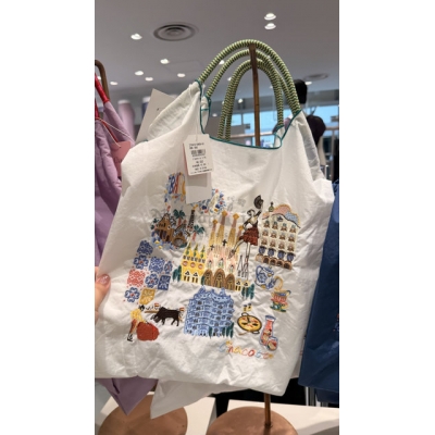 Chacott芭蕾舞專賣店 x Ball & Chain 西班牙巴塞隆納之旅折疊購物袋