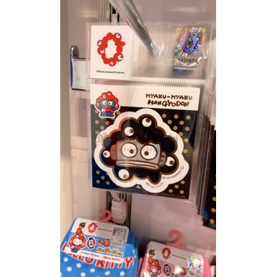 EXPO2025 萬博脈 x Sanrio聯名燙金邊黑系大頭貼紙