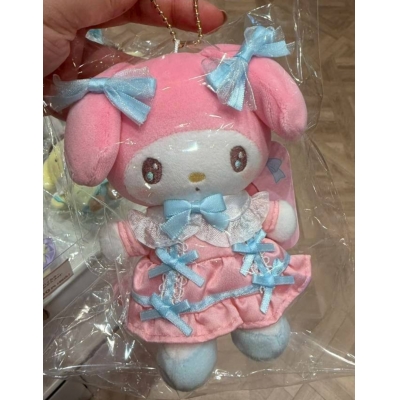 munyugurumi x Sanrio聯名絲帶蕾絲絨毛吊飾