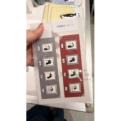 企鵝市集期間限定展2入書籤組