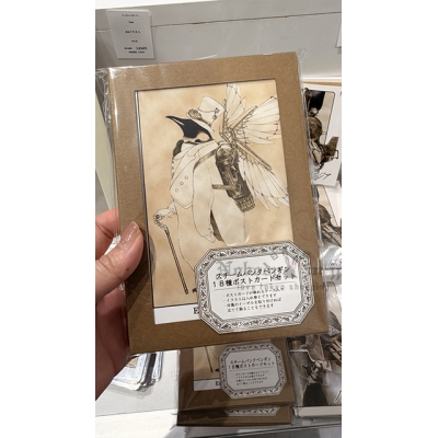企鵝市集期間限定展18入明信片組
