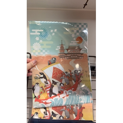 企鵝市集期間限定展A4資料夾