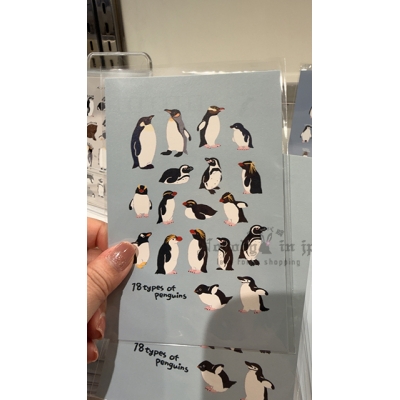 企鵝市集期間限定展單入明信片