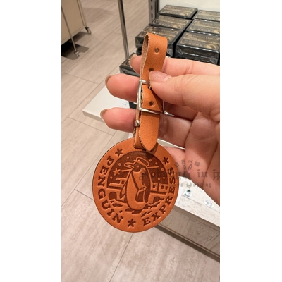 企鵝市集期間限定展皮革行李吊牌